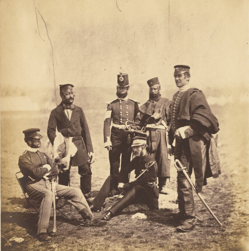 Brigadier General Van Straubenzee & Officers of the Buffs.