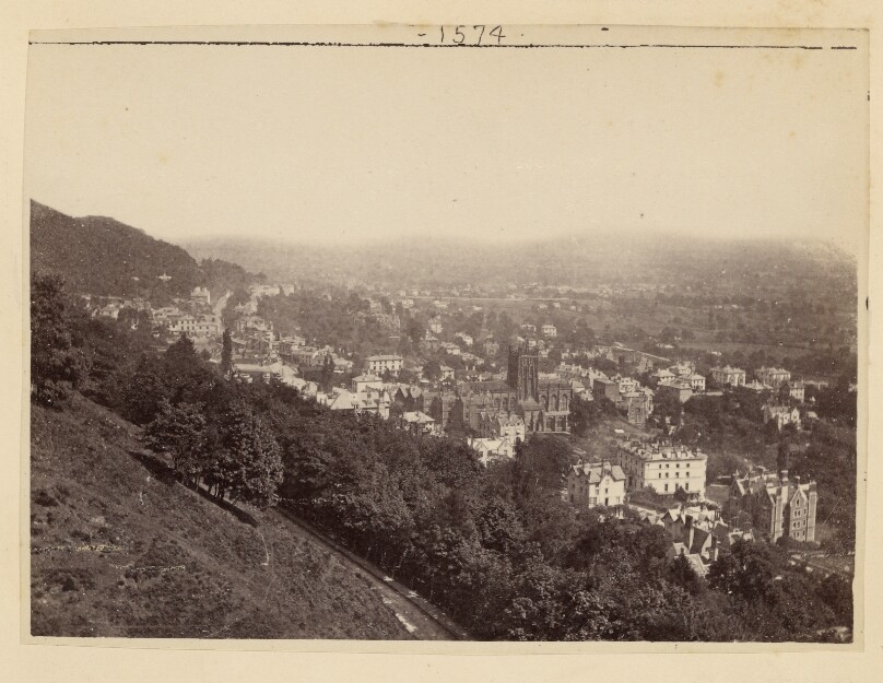 [Hillside looking over city]