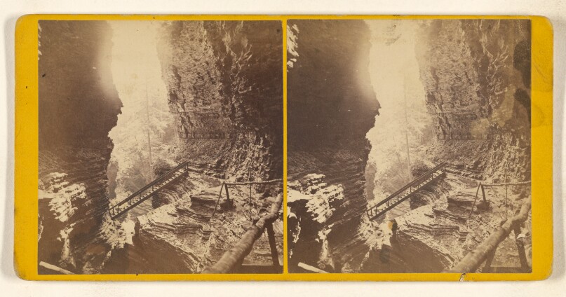 Whirlwind Gorge. [Freer's Glen, Watkins, Schuyler Co. Section First - Glen Alpha, New York]
