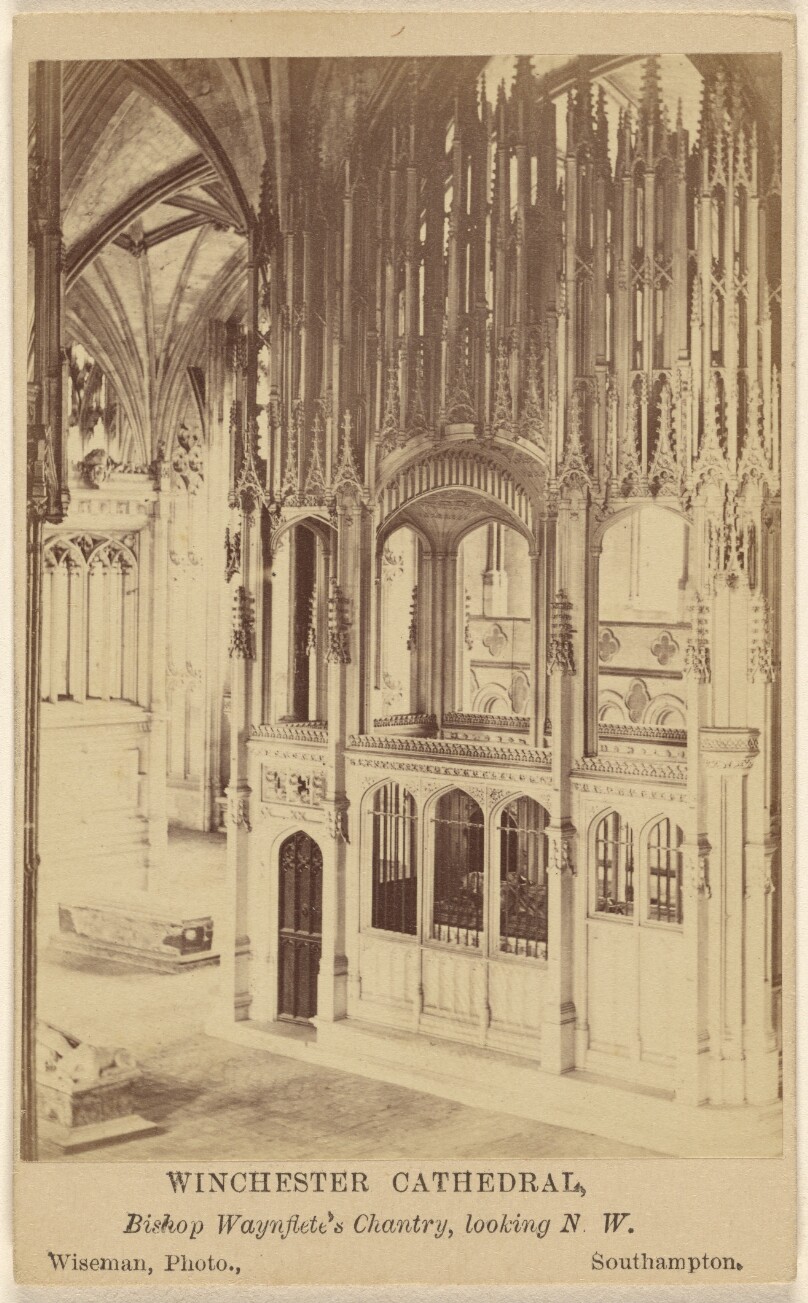 Winchester Cathedral, Bishop Waynflete's Chantry, looking N.W.