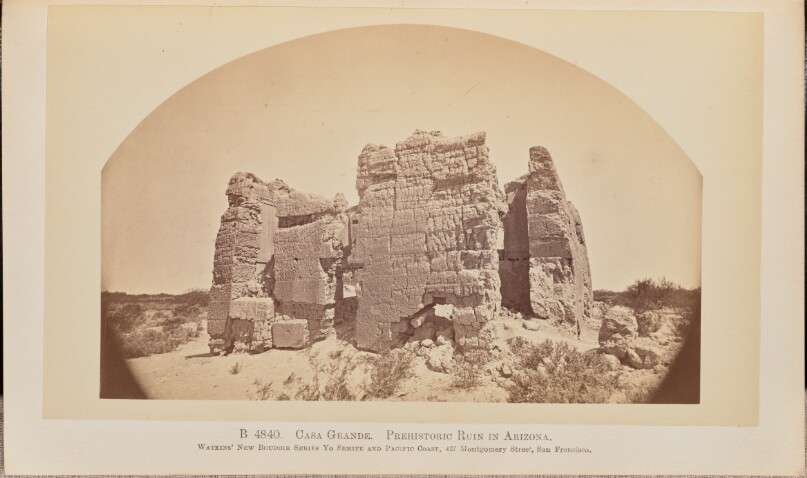 Casa Grande. Prehistoric Ruin in Arizona