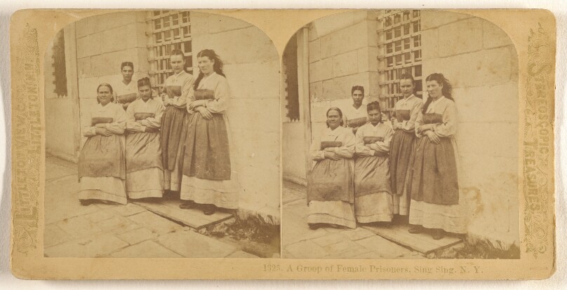 A Groop [sic] of Female Prisoners, Sing, Sing, N.Y.