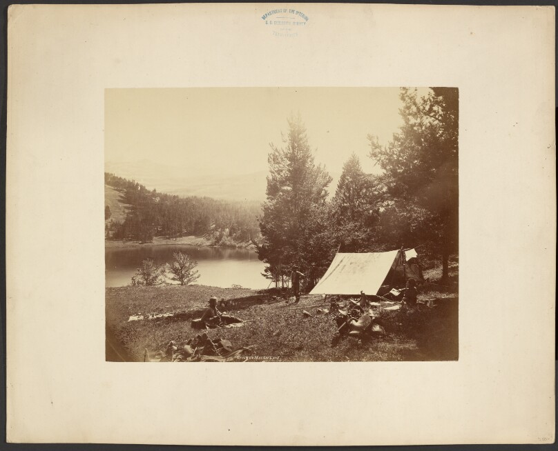 Camp on Mystic Lake