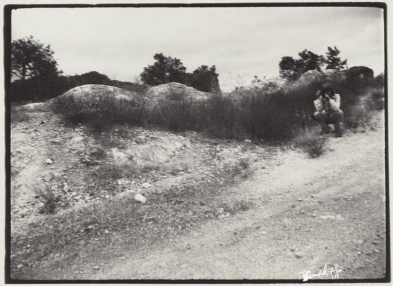 Elaine Mayes Photographing at Edge of the Earth