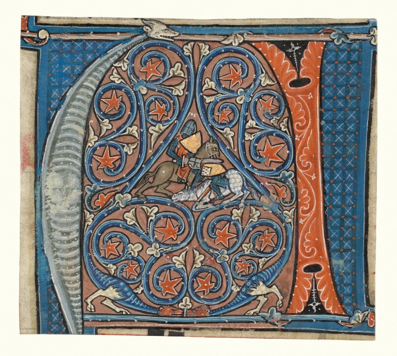 Initial A: Alexander the Great Defeating Darius