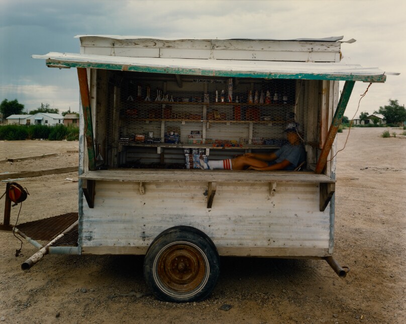 Portable Fireworks Stand, US 80, Pecos, Texas