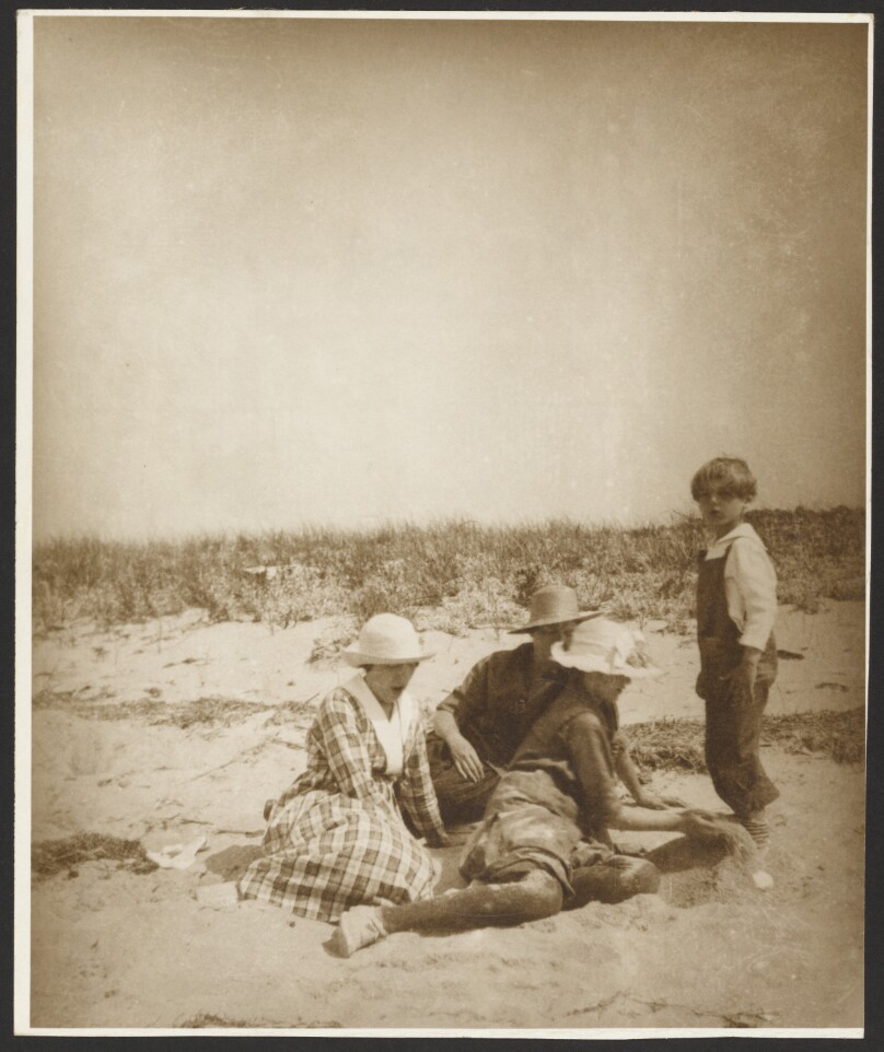 [Family of Four at the Beach]