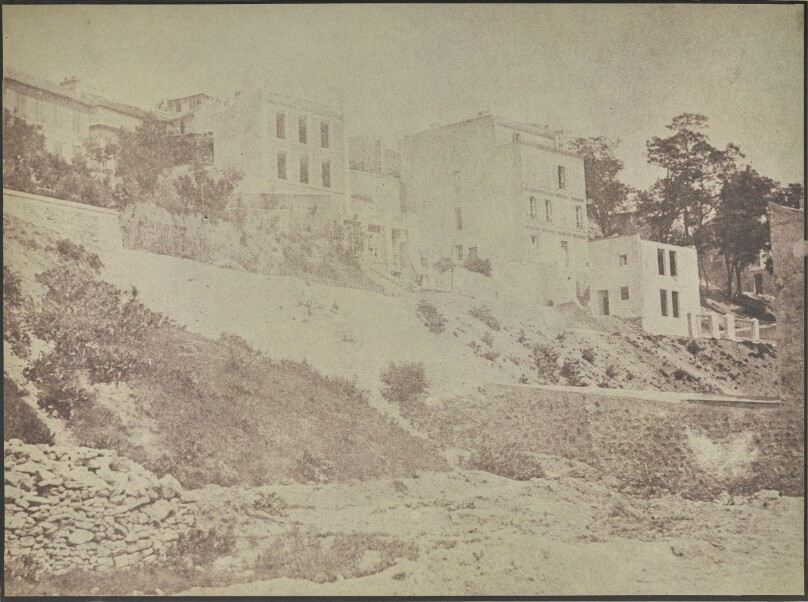 [Row of Houses on a Dirt Hill, Montmartre]