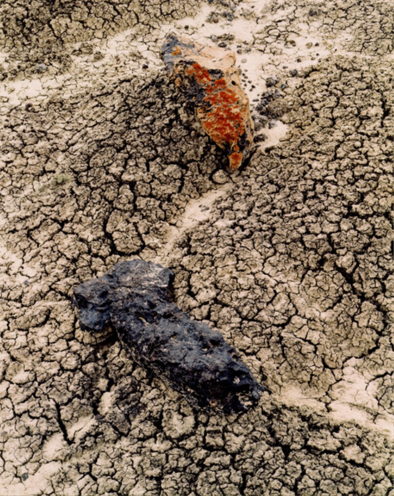 Stones and Cracked Mud, Black Place, New Mexico