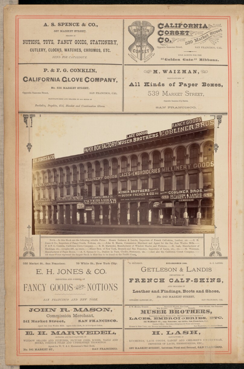 [Building on Market Street, San Francisco]