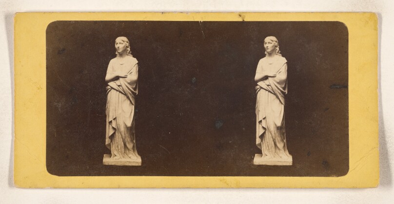 [Palmer Marbles. Sculpture of standing woman]