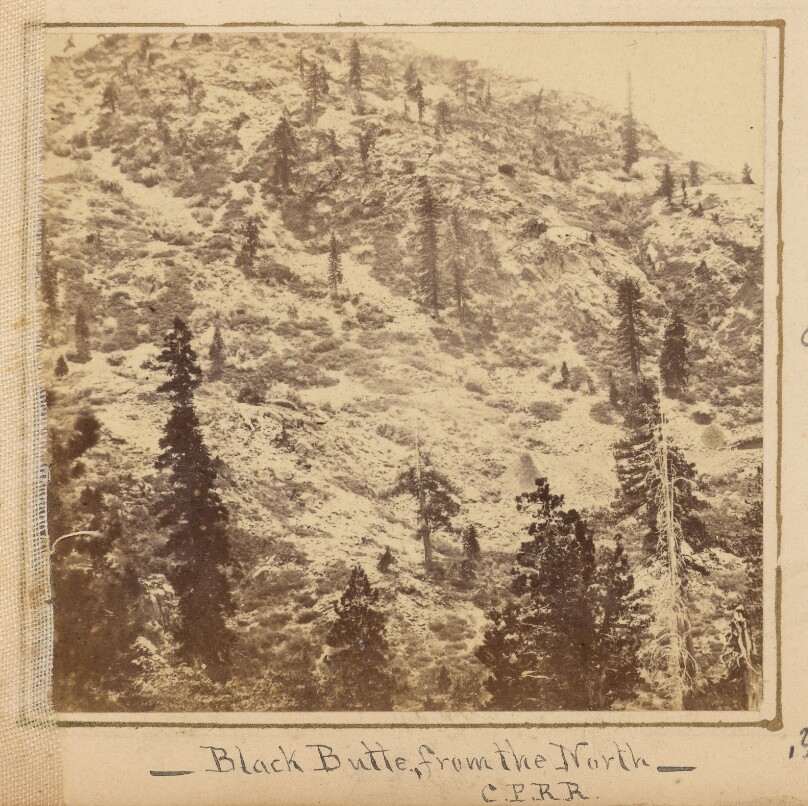 Black Butte from the North, C.P.R.R.