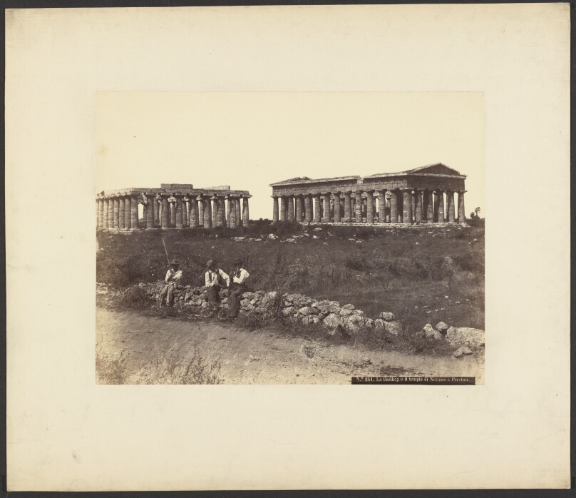 La Basilica e il tempio di Nettuno a Paestum