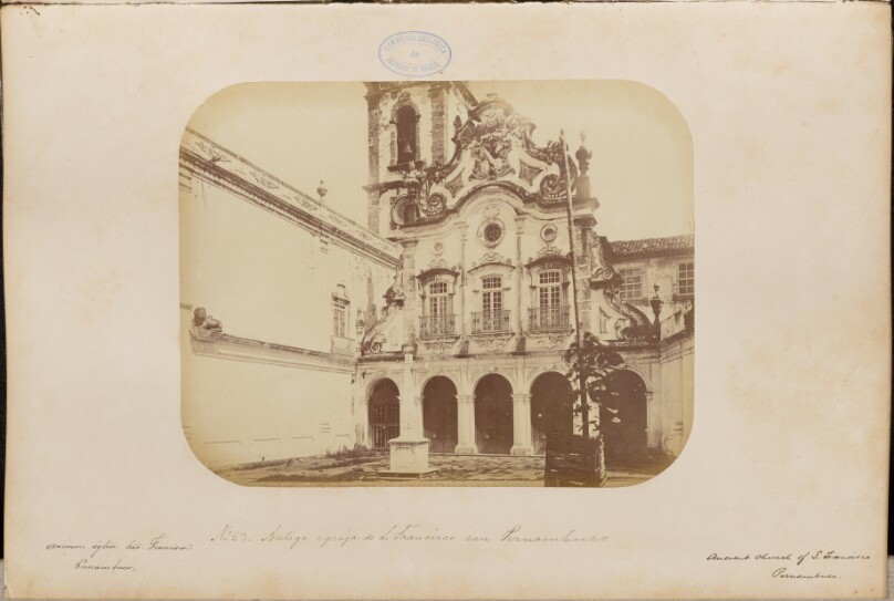 Antiga igreja de São Francisco em Pernambuco