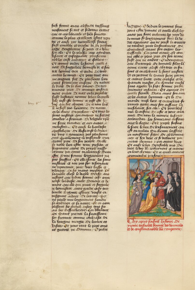 Irene of Athens Being Banished to a Convent
