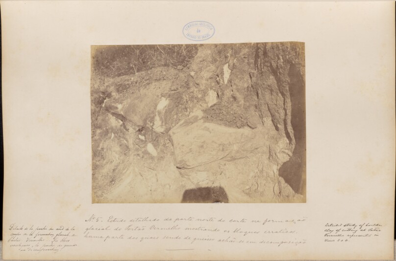Estudo detalhado da parte norte du carte na formacąō glacial du Portão Vermelho [...]