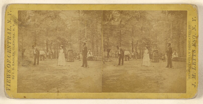 Fern Wood Croquet Ground. [Crystal Springs, Yates County, New York]