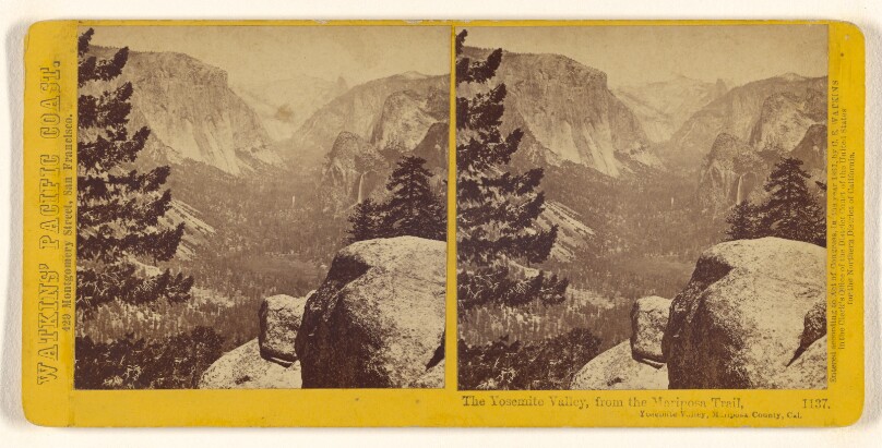 The Yosemite Valley, from the Mariposa Trail, Yosemite Valley, Mariposa County, Cal.
