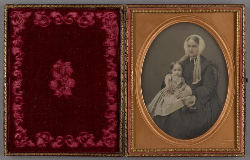 [Portrait of a Middle-aged Woman and Little Girl]
