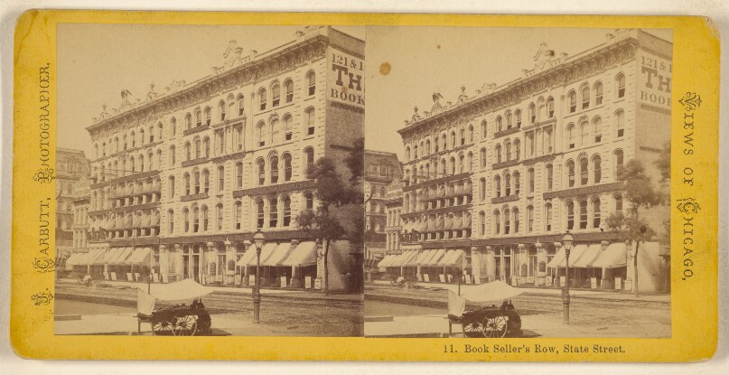 Book Seller's Row, State Street. [Chicago]