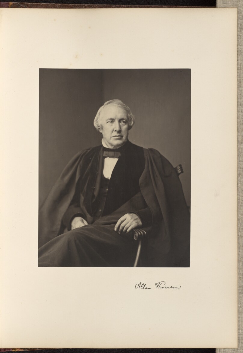 Allen Thomson, M.D., F.R.S., Professor of Anatomy