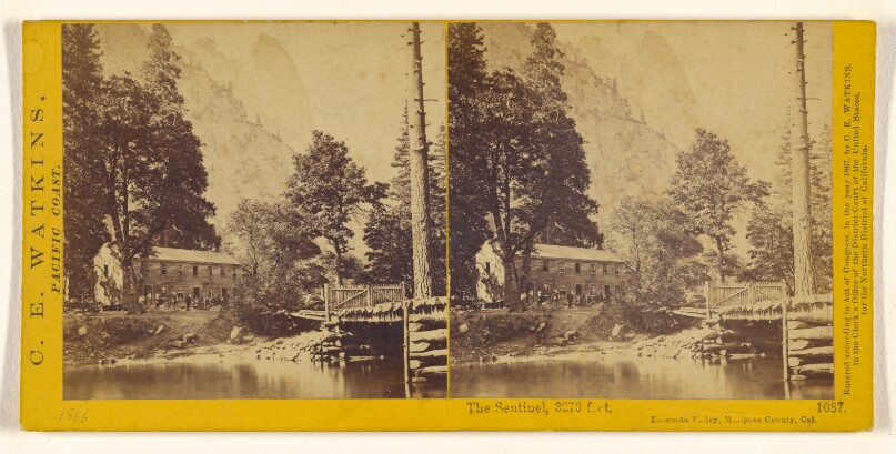 The Sentinel, 3270 feet, Yosemite Valley, Mariposa County, Cal.