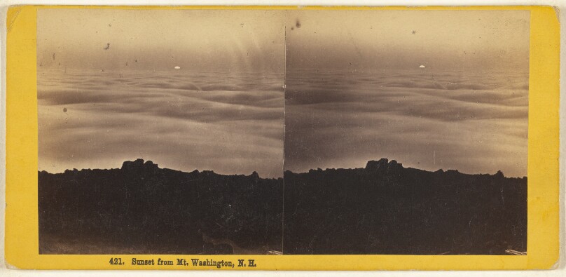 Sunset from Mt. Washington, N.H.
