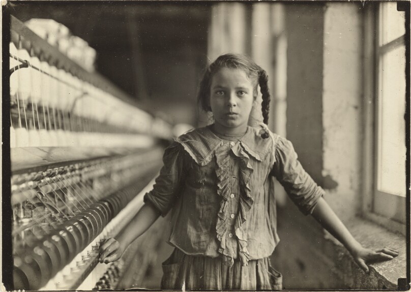 Ten-Year-Old spinner in N. Carolina Cotton Mill