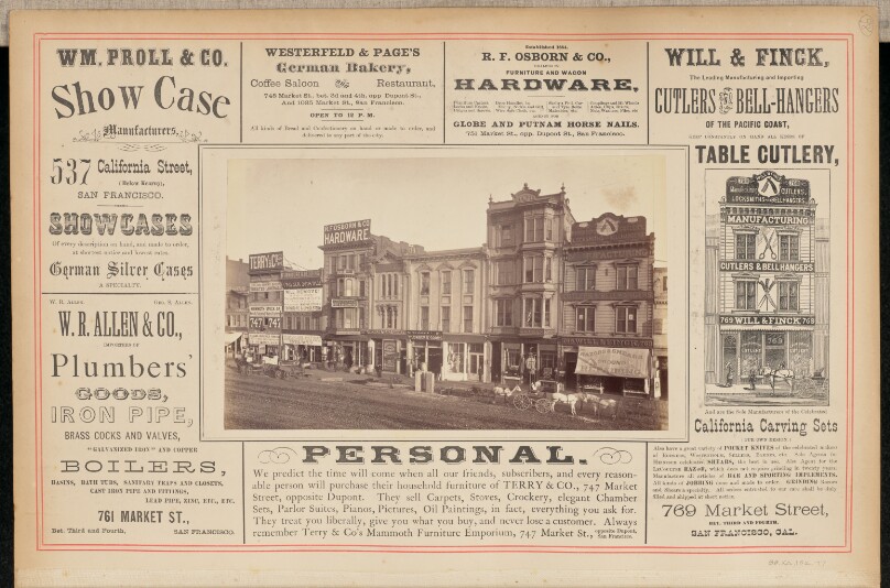 [Buildings on Market Street, San Francisco]