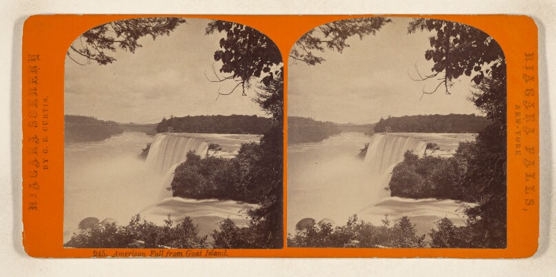 American Fall from Goat Island. [Niagara Falls]