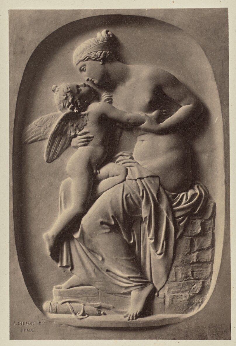 ["Venus and Cupid" by John Gibson]