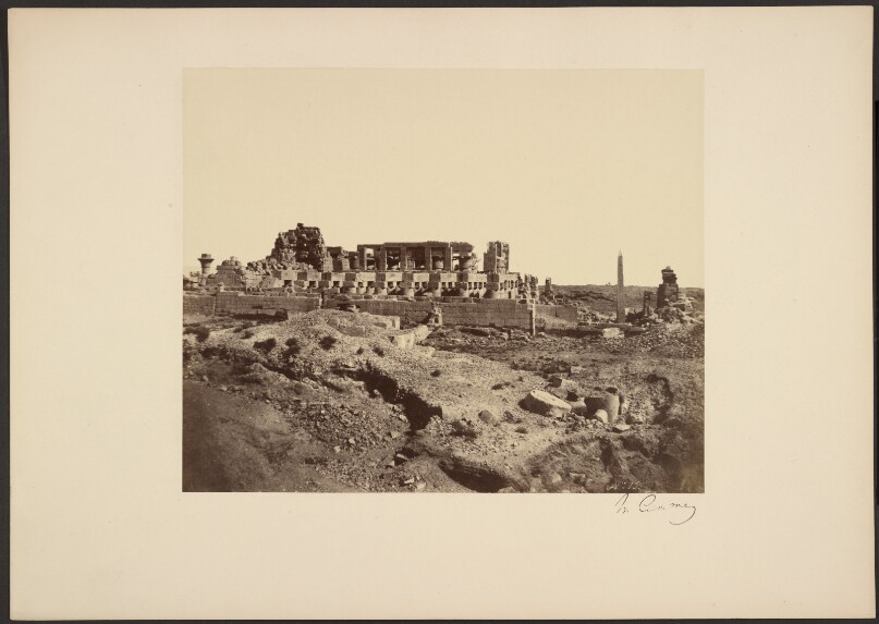 [Overview of the site of Karnak, Thebes, Egypt]