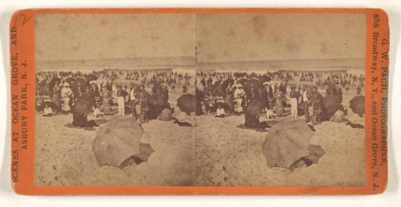 [Beach scene, Ashbury Park, New Jersey]
