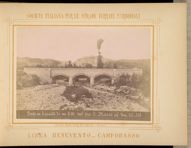 Ponte in 3 arcate di metri 8.00 sul rio San Marco al chilometro 43 + 313