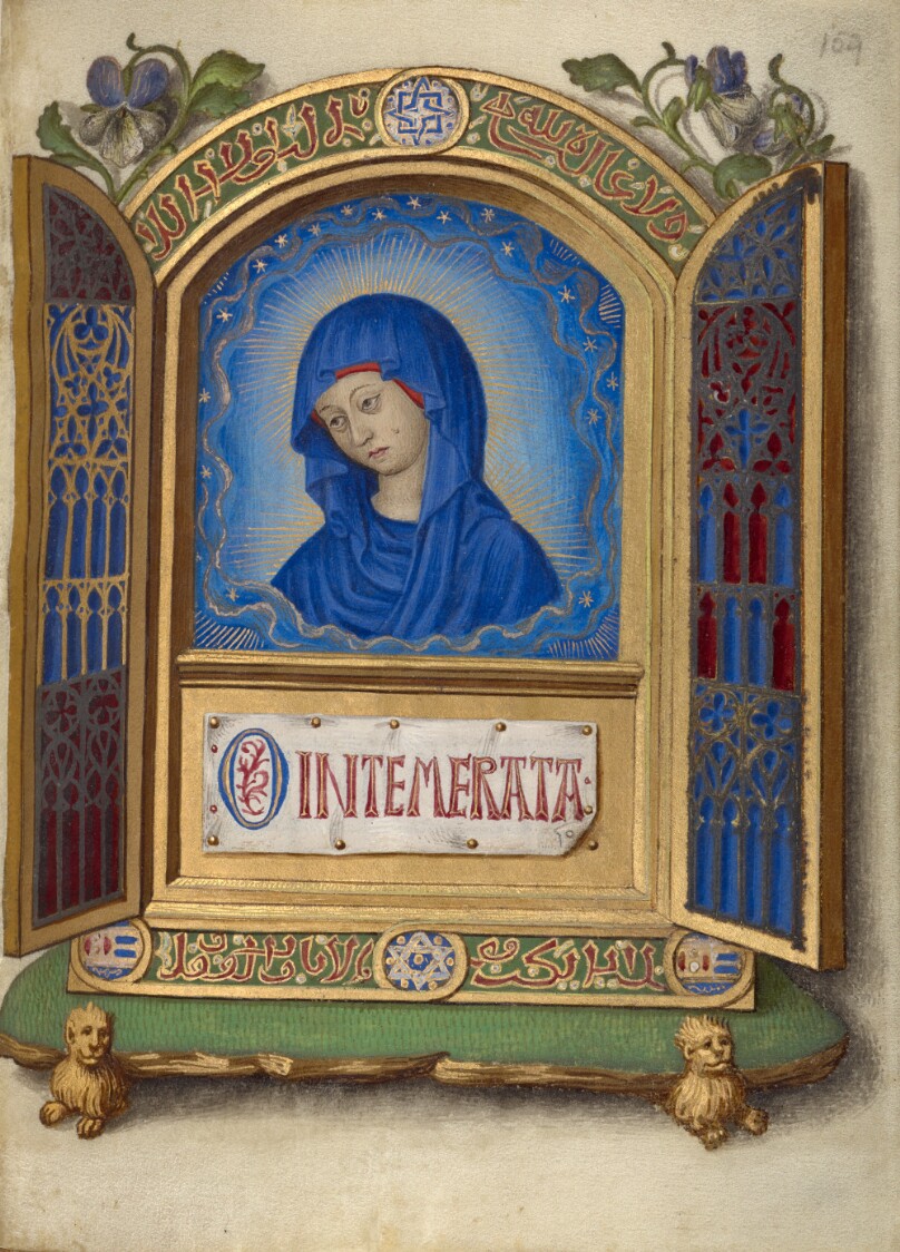 Portable Altarpiece with the Weeping Madonna