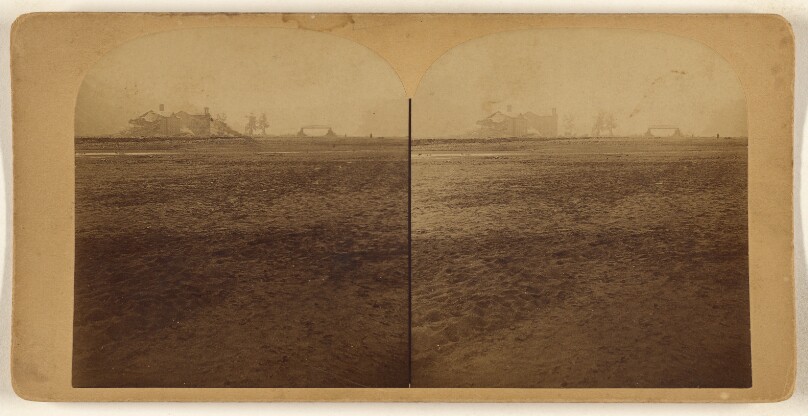 The Great Johnstown Flood, May 31, 1889. A plain on which once stood the beautiful manufacturing town of Woodvale...