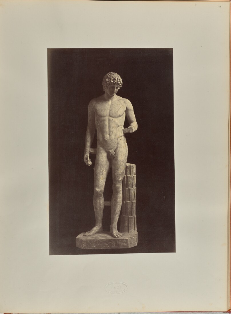 [Statue of a nude male figure]