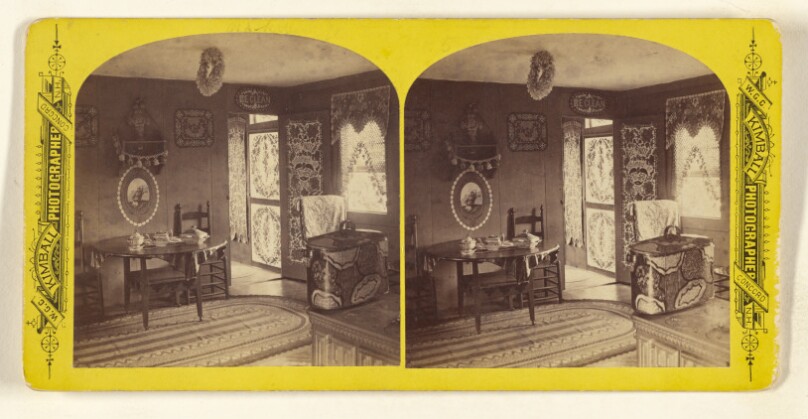 The old Kitchen. ["Rest Valley," Canterbury, New Hampshire. The Old Homestead of Hon. J.M. Harper]