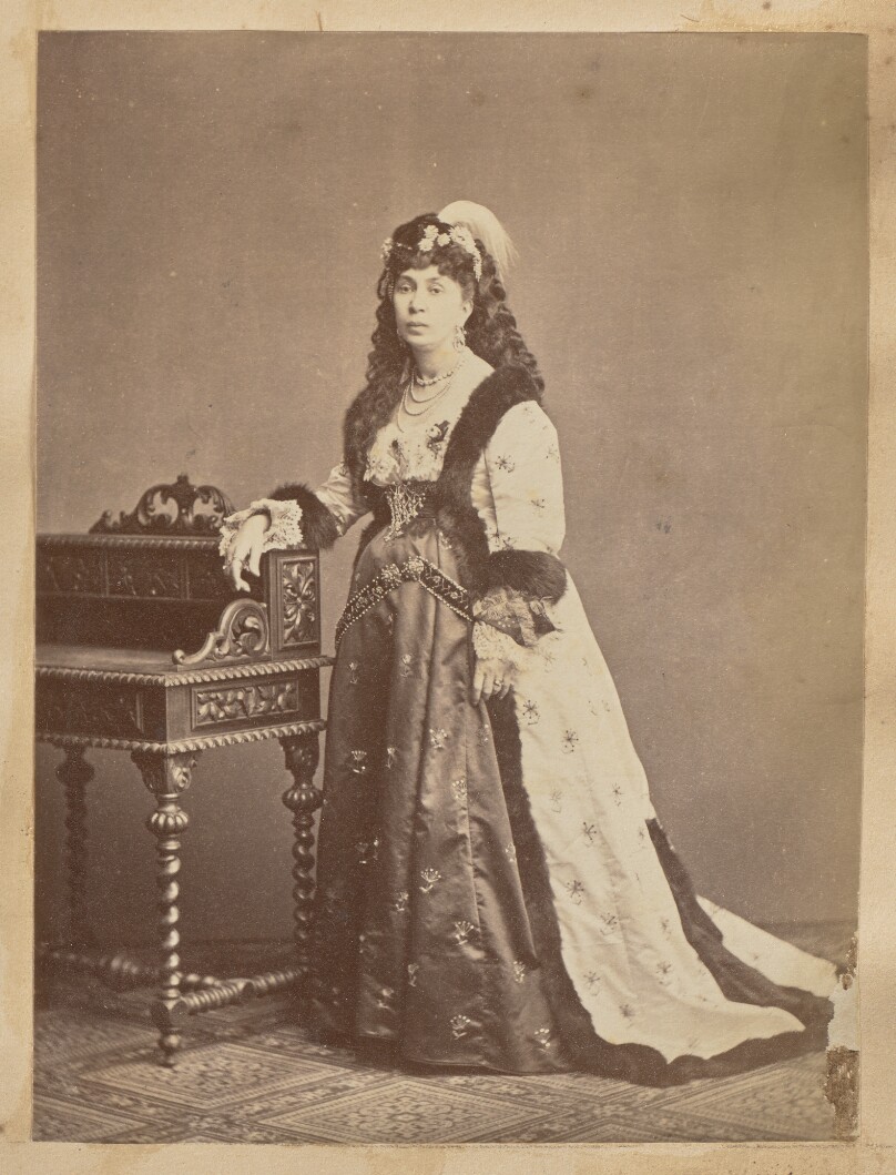 [Portrait of a woman in costume]
