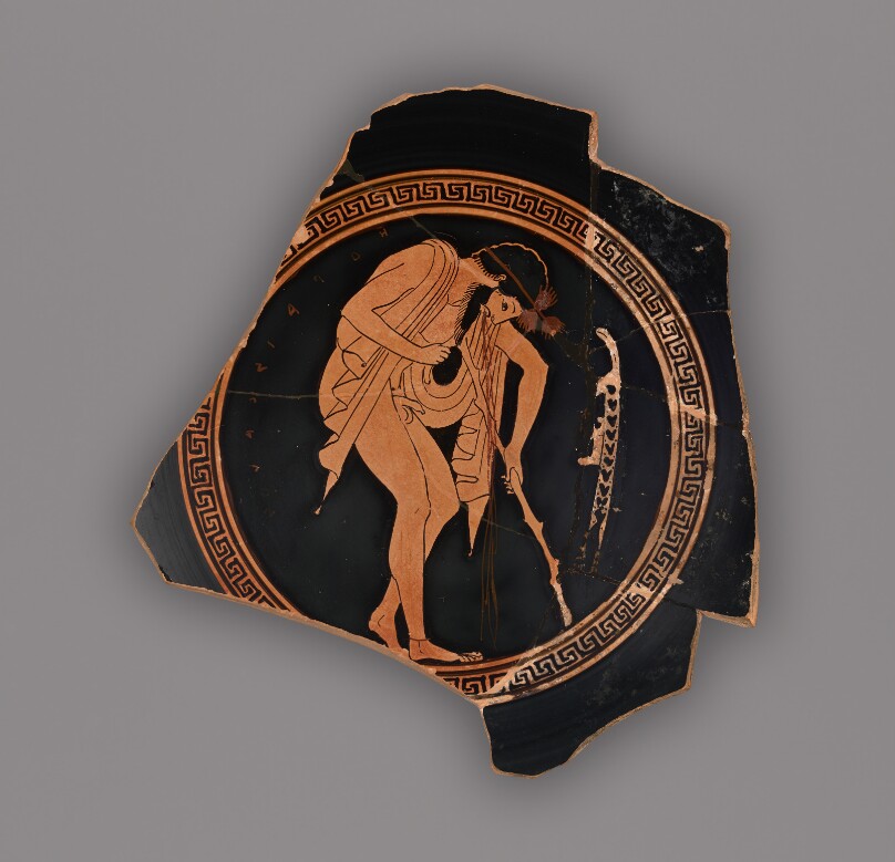 Attic Red-Figure Cup Type B Fragment