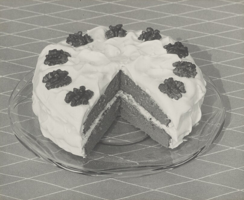 Yellow Cake on Purple Background [separation number 1]