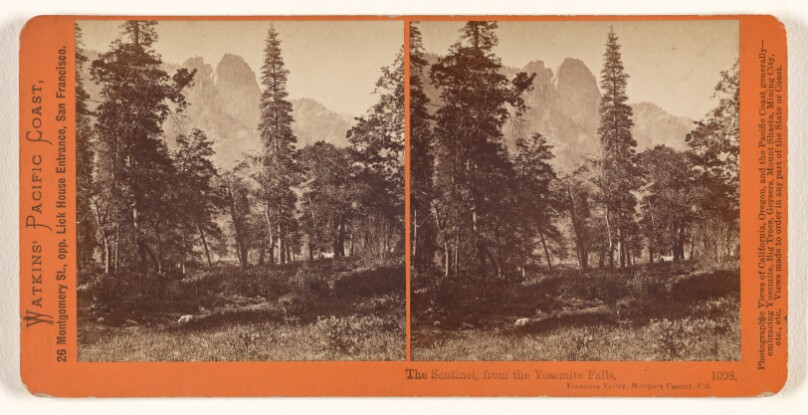 The Sentinel, 3270 feet, Yosemite Valley, Mariposa County, Cal.