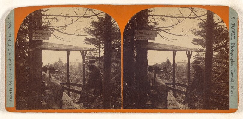 Scene in Old Orchard Park, at O.O. Beach, Saco, Maine