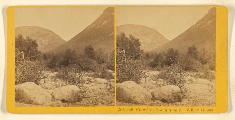 Crawford Notch from the Willey House