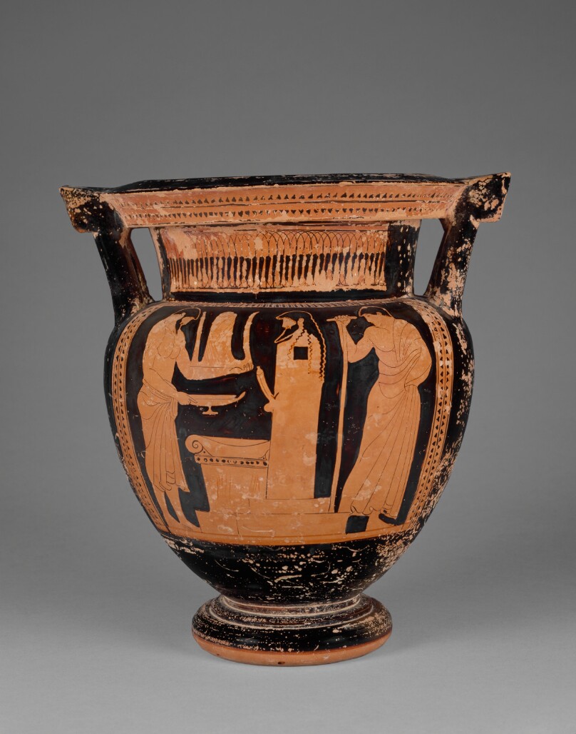 Attic Red-Figure Column Krater