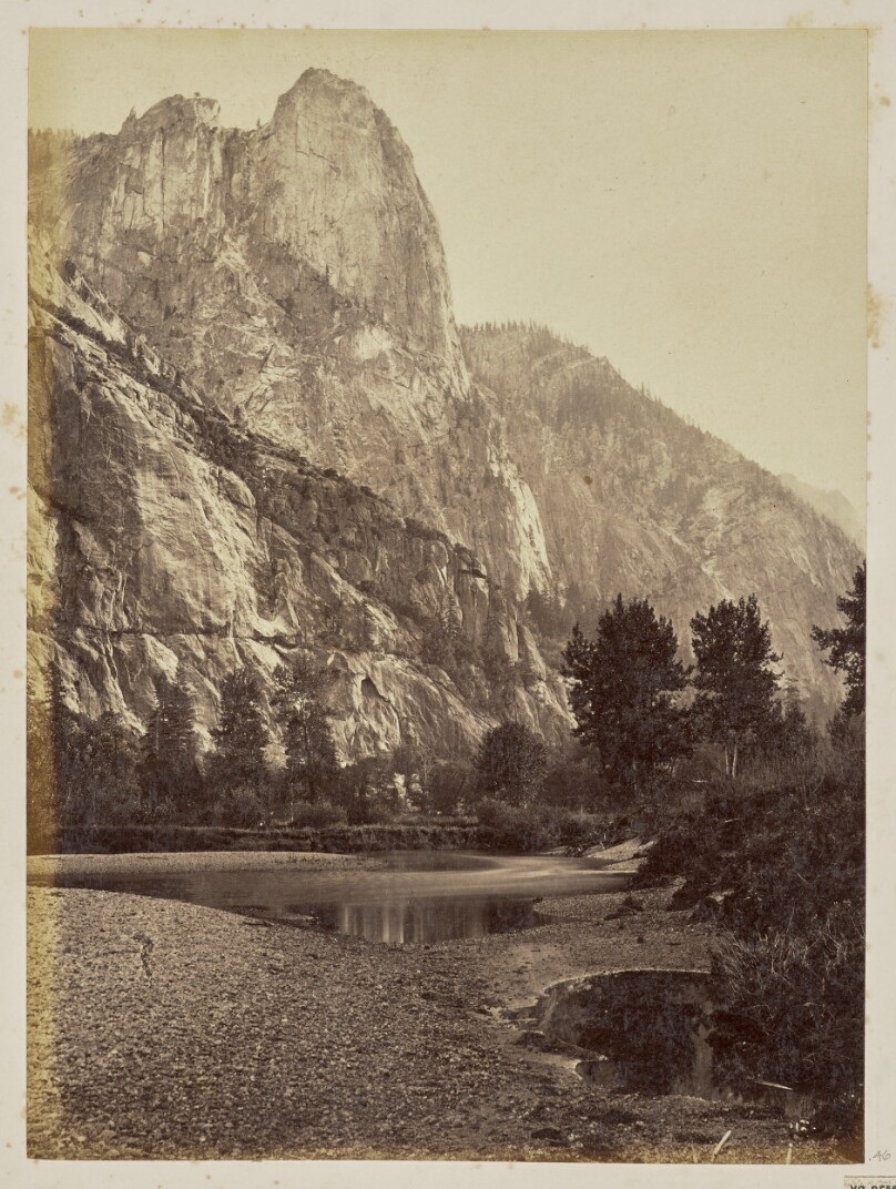 Yo-Sem-i-te Valley, California. Loya, (Sentinel Rock). 3,270 Feet above Valley