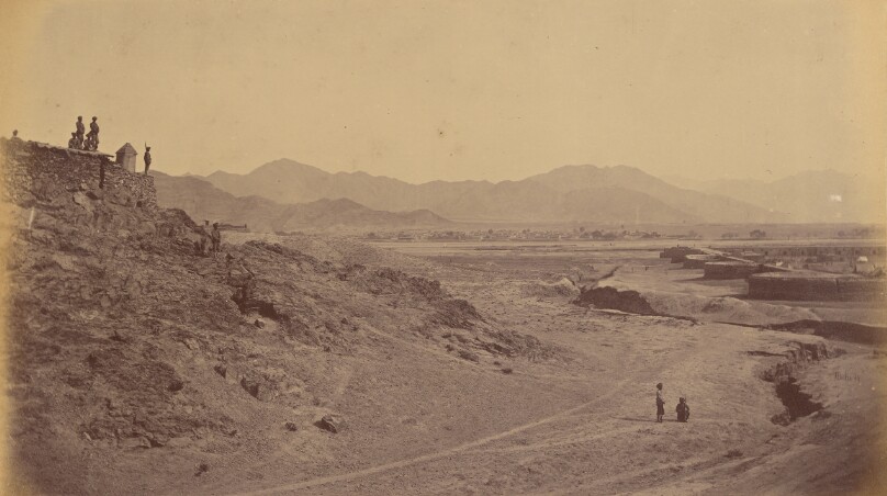 Dakka Fort and Lalpura, showing cemetery from Picket at western corner of Fort