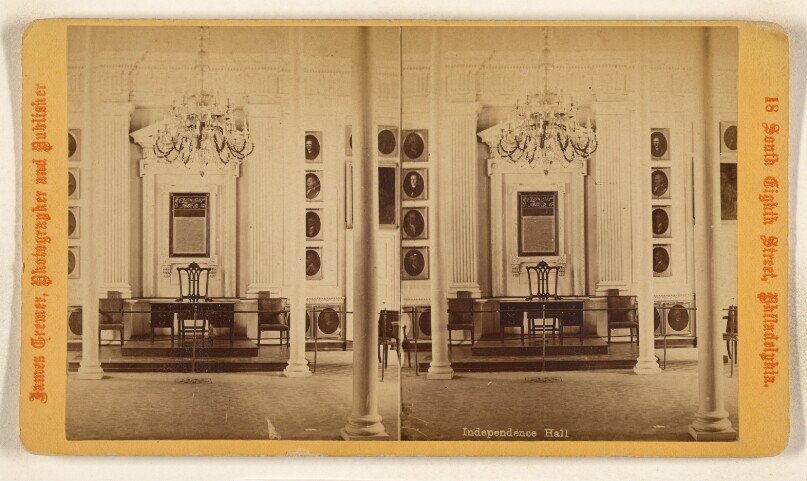 Independence Hall. [Interior]