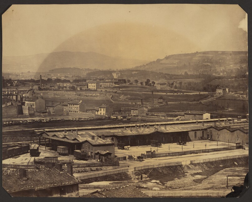 View of St. Etienne looking East Toward the Train Station