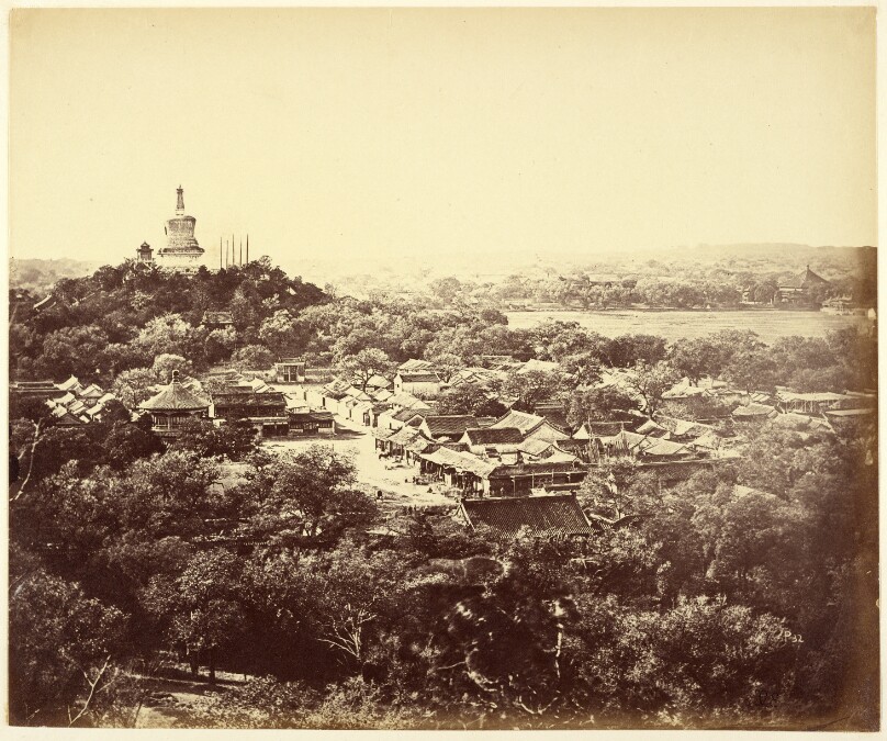 [View of the Gardens and Buddhist Temple of Peking]